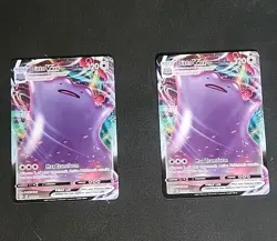 2x Ditto Vmax 051/072 Shining Fates Ultra Rare Full Art Pokemon Card -NM - Image 1