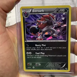 Pokemon Zoroark - Holo Rare Black White 71/114 Pokemon Card LP/NM Nintendo 2011 - Image 1