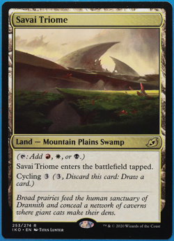 Savai Triome Ikoria: Lair of Behemoths NM Land Rare CARD (504228) ABUGames - Image 1