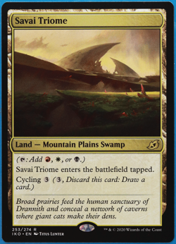 Savai Triome Ikoria: Lair of Behemoths NM Land Rare CARD (504227) ABUGames - Image 1