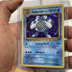 POLIWRATH XY EVOLUTIONS SET RARE HOLO-FOIL POKEMON CARD 25/108 NM Near Mint TCG - Image 2