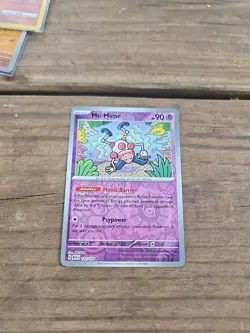 Pokemon TCG Mr. Mime Scarlet & Violet Reverse Holo Holo Rare Card 122/165 - Image 1