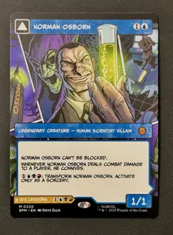 Norman Osborn BORDERLESS M Marvel's Spider-Man 220 MTG NM X1 - Image 1