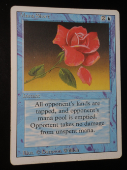 Mana Short Revised Edition LP Lightly Played MTG Magic the Gathering - Image 1