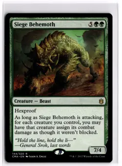 Siege Behemoth | [CMA] LP x1 MTG Magic: the Gathering - Image 1