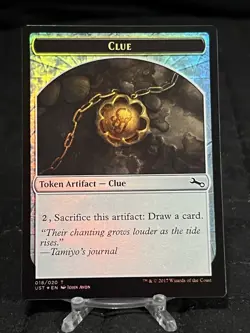 Clue Token - Unstable Foil ~NM~ Magic The Gathering MTG - Image 1