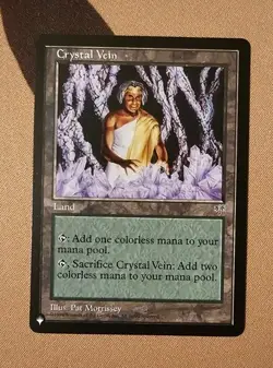 MTG Crystal Vein x1 NM from The List Reprints - Image 1