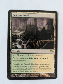 French Wooded Bastion Shadowmoor MTG Exc Fre shipping with tracking - Image 1