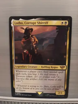 MTG Lotho, Corrupt Shirriff Normal NM Universes Beyond: The Lord of the Rings - Image 1