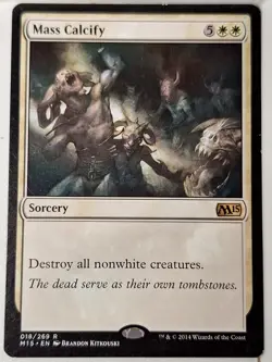 Mass Calcify - 2015 Core Set M15 - Magic the Gathering MTG Nice! - Image 1