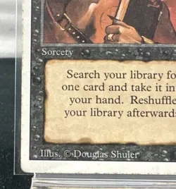 Demonic Tutor Revised MP Moderately Played MTG Magic the Gathering - Image 5