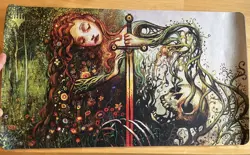 Signed Playmat - Vengeful Rebirth by Seb Mckinnon MTG Magic: The Gathering - Image 1