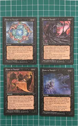 Magic the Gathering (MTG)-Hymn to Tourach x4 Fallen Empires (Each Variant) LP - Image 1
