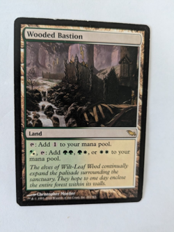 Wooded Bastion Shadowmoor MTG Exc Fre shipping with tracking - Image 1