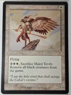 Major Teroh - Torment - Magic the Gathering MTG Nice! - Image 1