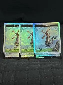 Construct Token - Unstable Foil x3 ~ NM~ Magic The Gathering MTG - Image 1