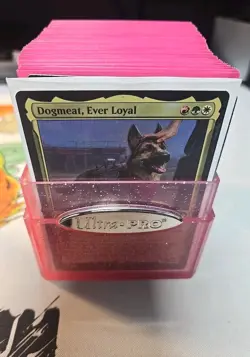 MTG Fallout Commander Deck - Scrappy Survivors Opened And Sleeved W. Deck Box - Image 3