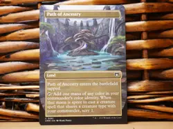 MTG Path of Ancestry 0661 BORDERLESS | NM Near Mint | CMM | 2023 - Image 1