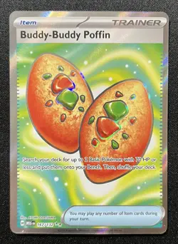 Buddy-buddy Poffin 167/132 Full Art Mega Evolutions Pokemon TCG - Image 1