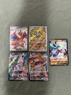 Lot of 9 Pokemon Cards. Charizard Ex, Magneton, Flutter Mane and More! - Image 2