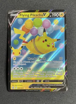 2021 Flying Pikachu V 006/025 Pokemon Celebrations 25th Anniversary NM/Mint - Image 1