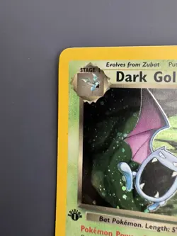Pokemon Team Rocket 1st Edition Holo Rare 7/82 Dark Golbat BGS 9 MINT - Image 3