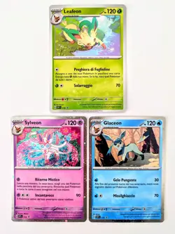 Pokemon EVOLUZIONI PRISMATICHE BLISTER PROMO Sylveon Glaceon Leafeon Nm Mint Ita - Image 1