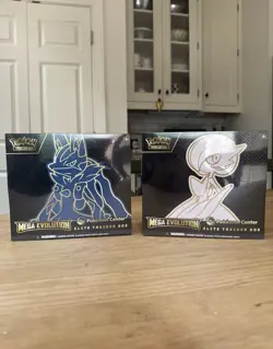 Pokemon Center Mega Evolution Gardevoir & Lucario ETB Elite Trainer Box Set of 2 - Image 1