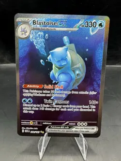 Pokemon Scarlet & Violet 151 200 Blastoise ex Special Illustration Rare Full Art - Image 1