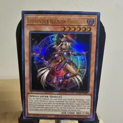 Yugioh! Apprentice Illusion Magician - LDS3-EN087 - Ultra Rare - 1st Ed NM/M - Image 1