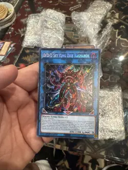 Yugioh D/D/D Sky King Zeus Ragnarok DOOD-EN049 Secret Rare 1st Edition NM - Image 1