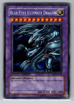 Yugioh Blue-Eyes Ultimate Dragon JMP-EN005 Limited Ultra Rare - Image 1