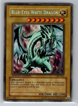 Blue-Eyes White Dragon YuGiOh Collectors Tin Promo #BPT-003 2002 - Image 1
