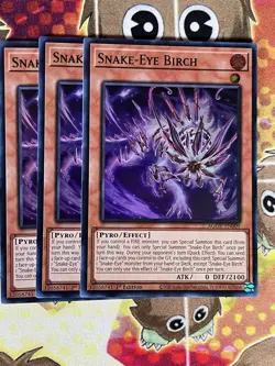 Yugioh Snake-Eye Birch AGOV-EN009 Playset - Image 1