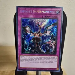 Yugioh Infinite Impermanence RA01-EN075 Secret Rare 1ST ED NM - Image 1