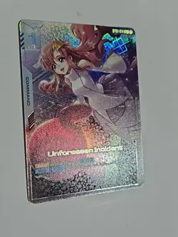 Gundam TCG, ST01-014, Command Unforeseen Incident C+ Alt Winner Prize Card - Image 2