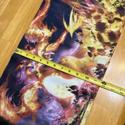 Pokemon Charizard Trading Card Game Play Mat TCG 22.25"x11.75" G2 - Image 5