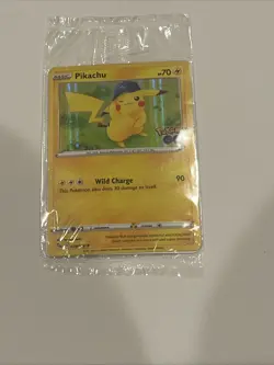 Pikachu 028/078 Pokemon GO Holo SEALED PROMO Pokemon Card - Image 1