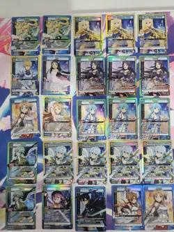 Union Arena Sword Art Online SR 25 Cards Lot Asuna Kirito Sinon Yui Yuuki Eugeo - Image 1
