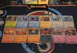 Pokemon Mega Evolution Regular Holo Lot - 12x Card Listed Lot - Ship Rdy - Image 1