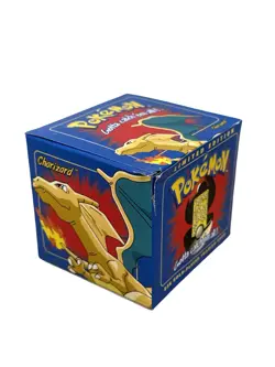 1999 Pokemon Burger King Charizard 23K Gold Plated Card & SEALED Pokeball BLUE - Image 3