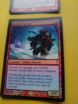 Fury of the Horde & Goblin Furrier Coldsnap. FOIL Rare. MTG 2Card as pictured - Image 3