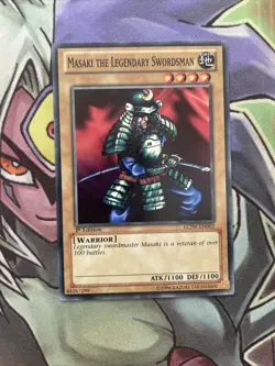 LCJW-EN002 Masaki the Legendary Swordsman Common 1st Edition NM Yugioh Card - Image 1