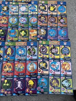 Pokemon Poke Trivia Burger King Cards 1999 Pokemon 16 Sheets Of 9 - Image 2