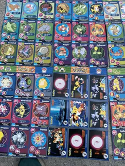 Pokemon Poke Trivia Burger King Cards 1999 Pokemon 16 Sheets Of 9 - Image 3