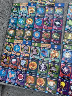 Pokemon Poke Trivia Burger King Cards 1999 Pokemon 16 Sheets Of 9 - Image 4