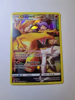 Pokemon TCG Charizard Trainer Gallery Holo Rare Card TG03/TG30 Lost Origin 2022 - Image 2