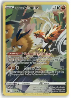 Galarian Zapdos Promo Fighting Holo SWSH: Sword & Shield Promo Cards SWSH283 NM - Image 1