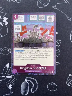 One Piece Card Game Kingdom Of GERMA OP06-079 Jolly Roger Foil English - Image 1