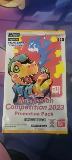 ENGLISH Digimon Card Game 2023 Illustration Competition Promotion Pack - Image 1